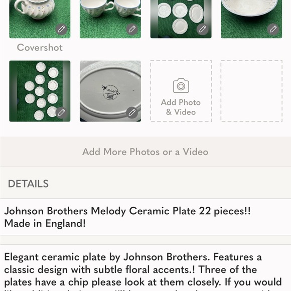 Johnson Brothers Other - Johnson Brothers White Ceramic Plate Set